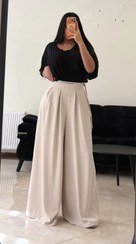  عکس شلوار پارچه ای ریزشی زنانه