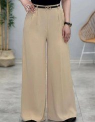  عکس شلوار پارچه ای ریزشی زنانه