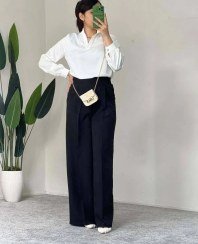  عکس شلوار بگ ریزشی زنانه