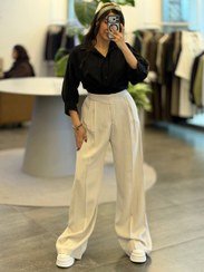  عکس شلوار بگ ریزشی زنانه