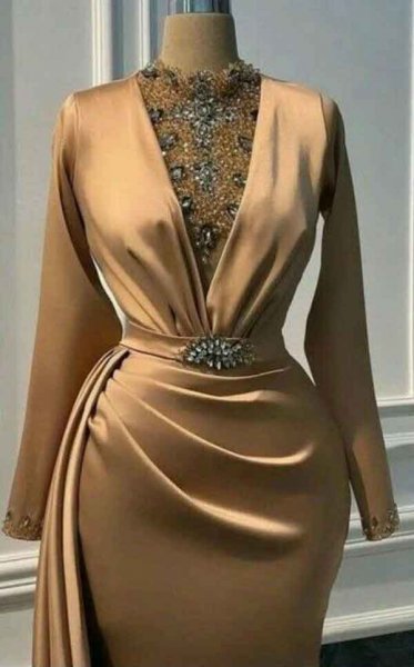  عکس لباس مجلسی ساده و شیک زنانه بلند
