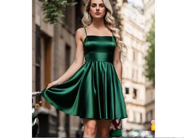 عکس لباس مجلسی ساده و شیک زنانه کوتاه