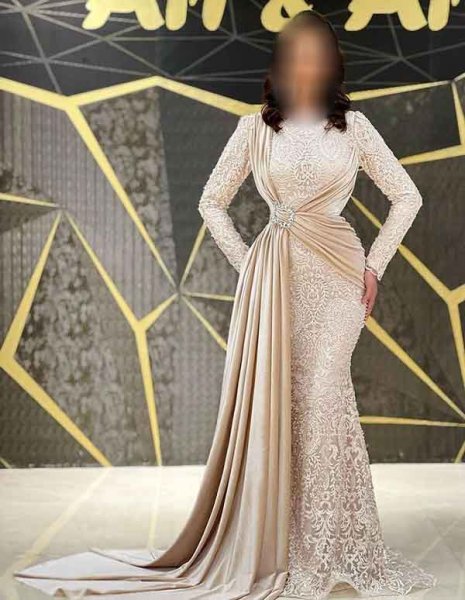 عکس مدل لباس مجلسی پوشیده لاکچری