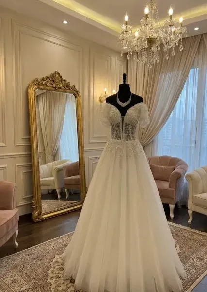 عکس لباس عروس ساده