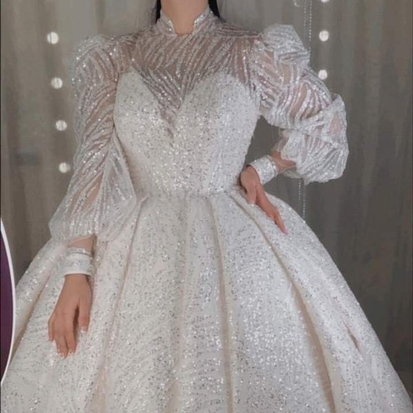 عکس لباس عروس پرنسسی باز