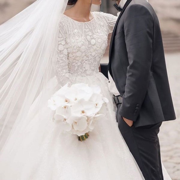 عکس لباس عروس پرنسسی باز