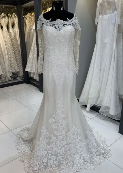 عکس لباس عروس آف شولدر عربی