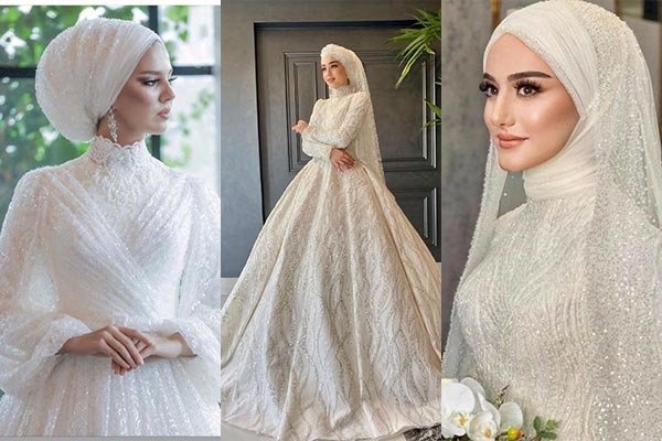 عکس لباس عروس لاکچری عربی