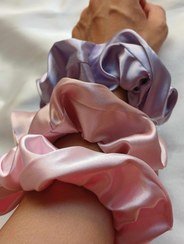  عکس کش مو ساتن طرح دار
