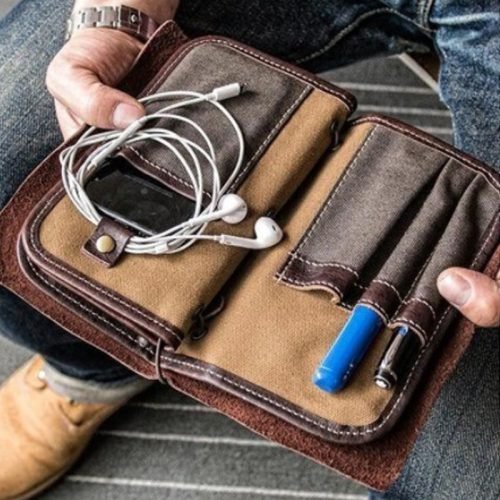  عکس کیف پول چرم اصل مردانه