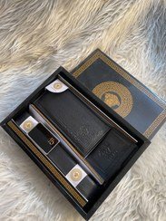  عکس ست کیف و کمربند مردانه چرم اصل