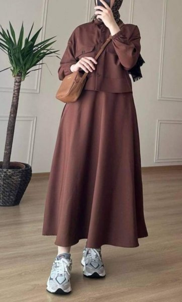 تیپ با حجاب دخترانه شیک و با کلاس