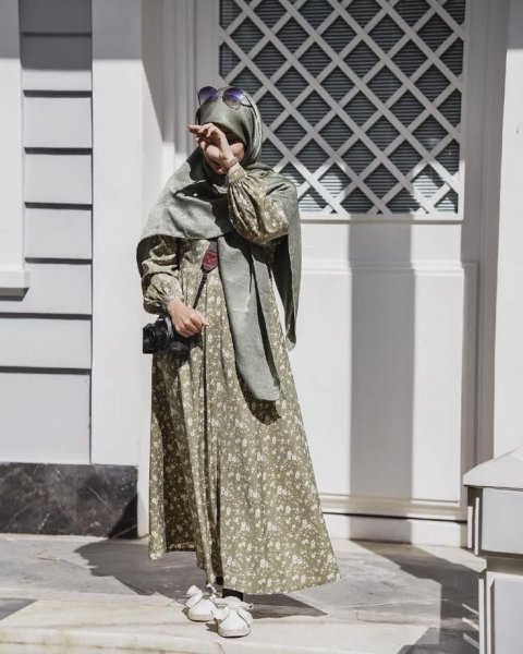 تیپ با حجاب دخترانه شیک و با کلاس