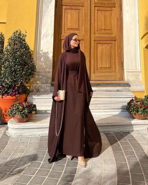 تیپ با حجاب دخترانه شیک و با کلاس