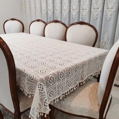  عکس رومیزی قلاب بافی شیک