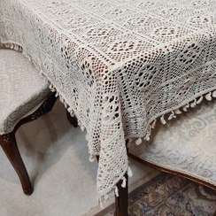  عکس رومیزی قلاب بافی شیک