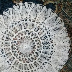  عکس رومیزی قلاب بافی جدید
