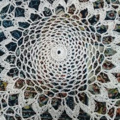  عکس رومیزی قلاب بافی جدید