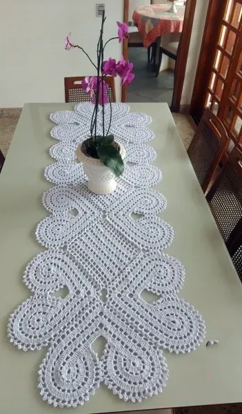 عکس رومیزی بافتنی شیک و لاکچری