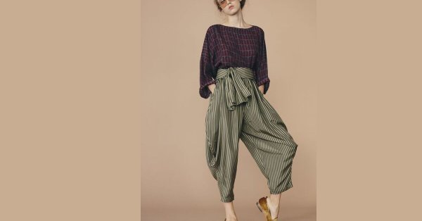 عکس شلوار سندبادی زنانه خانگی