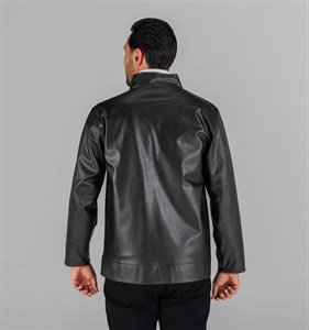  عکس کاپشن چرم مصنوعی مردانه