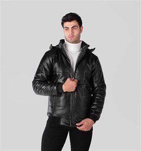  عکس کاپشن چرم مصنوعی مردانه