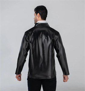 عکس کاپشن چرم اصل مردانه
