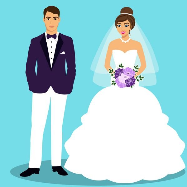  عکس عروس و داماد فانتزی