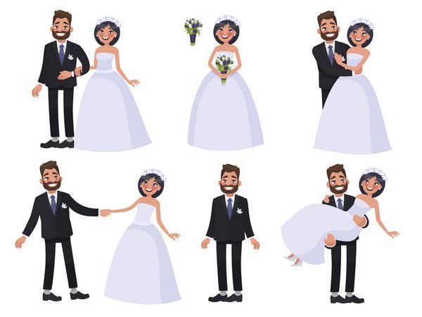  عکس عروس و داماد فانتزی