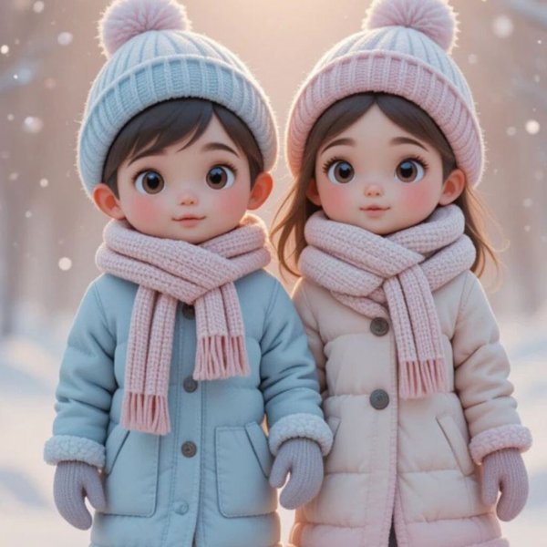  عکس خواهر برادری کارتونی