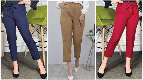  عکس شلوار پارچه ای کرپ مازراتی زنانه