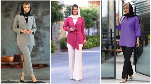  عکس شلوار پارچه ای کرپ مازراتی زنانه