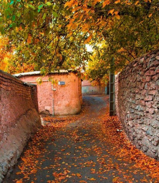  عکس حیاط قدیمی با حوض