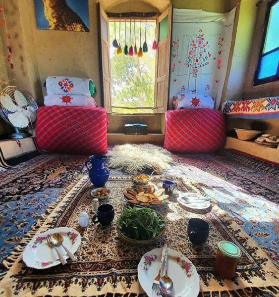 عکس حیاط قدیمی با حوض
