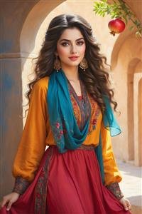  عکس سنتی دختر