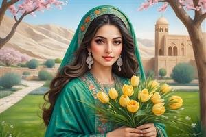  عکس سنتی دختر