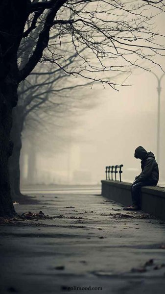  پروف مشکی پسرانه غمگین