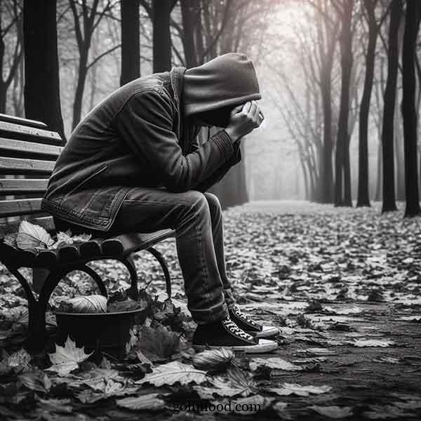  پروف مشکی پسرانه غمگین