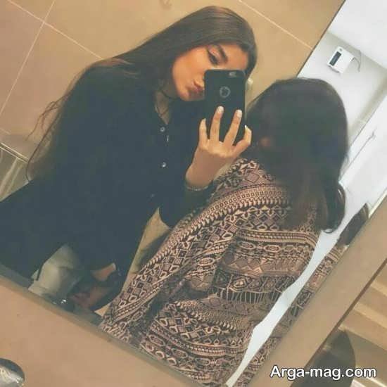  ژست عکس آینه