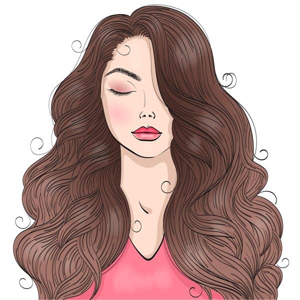 عکس دختر آرایش کرده کارتونی