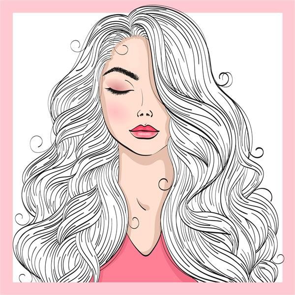 عکس دختر آرایش کرده کارتونی