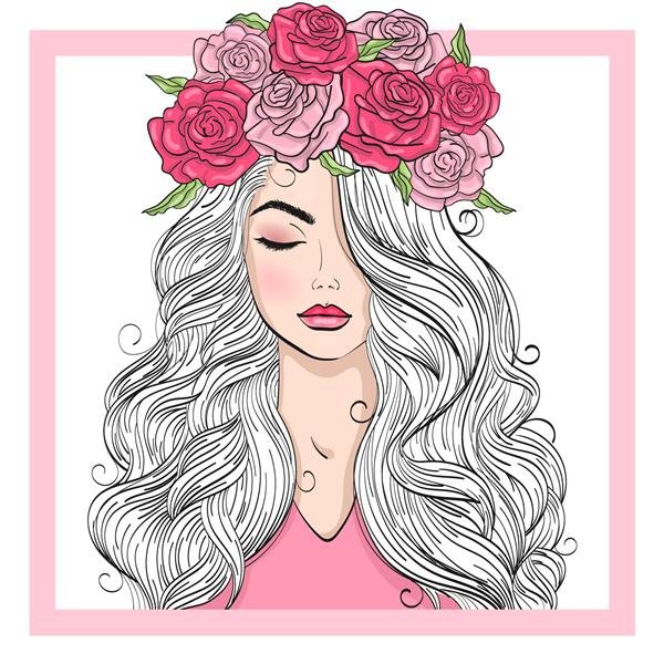 عکس دختر آرایش کرده کارتونی