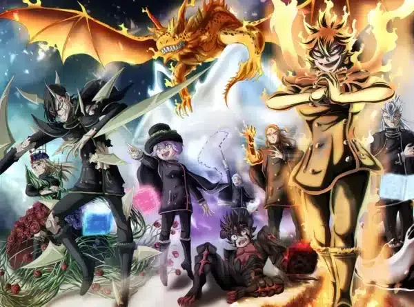  دانلود عکس انیمه شبدر سیاه Black Clover
