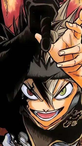  دانلود عکس انیمه شبدر سیاه Black Clover