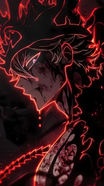  دانلود عکس انیمه شبدر سیاه Black Clover