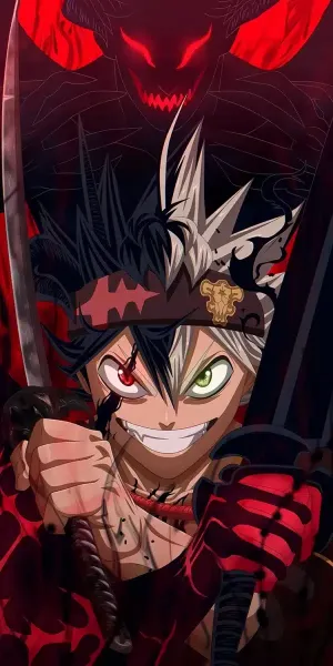  دانلود عکس انیمه شبدر سیاه Black Clover