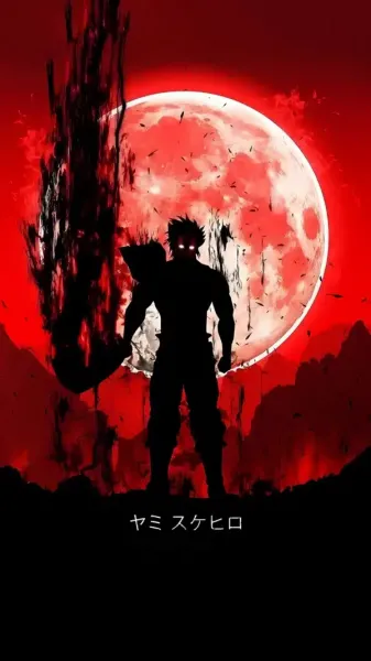  دانلود عکس انیمه شبدر سیاه Black Clover