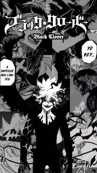  دانلود عکس انیمه شبدر سیاه Black Clover