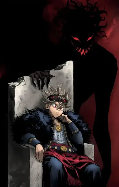  دانلود عکس انیمه شبدر سیاه Black Clover