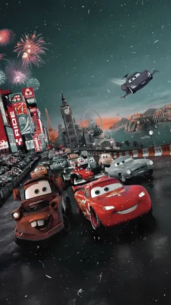  عکس انیمه ماشین ها cars برای پروفایل